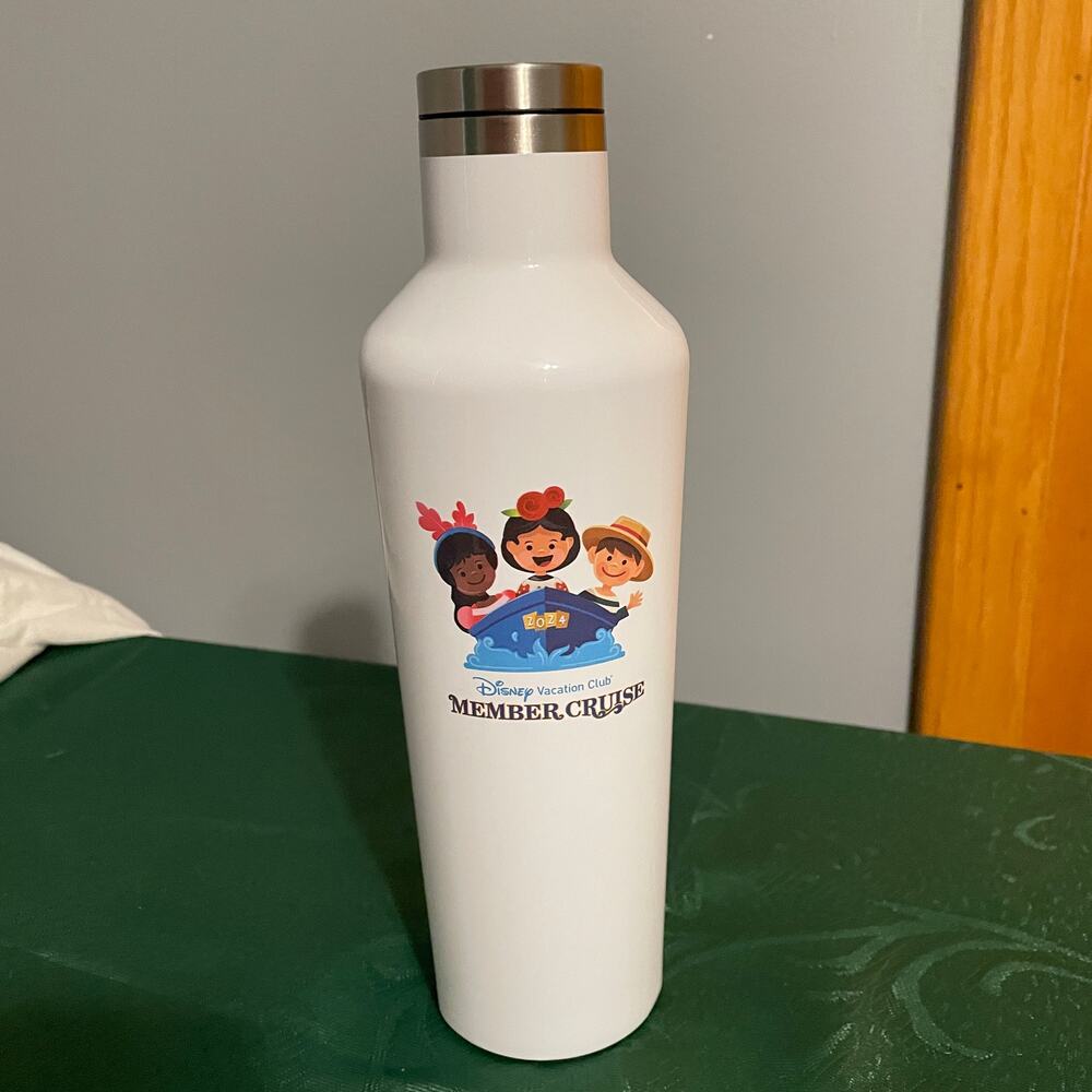 Disney Parks 2024 DVC Disney Vacation Club Member Cruise Corkcicle Water Bottle